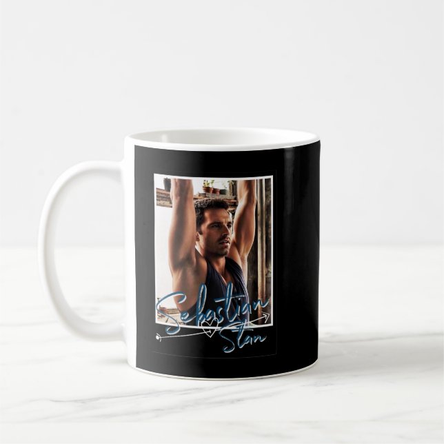 Funny Manar Sebastian Stan Solider Barnes 1917 G Kaffemugg (Vänster)