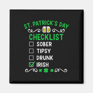 Funny Manar St patricks day Drunk Magnet