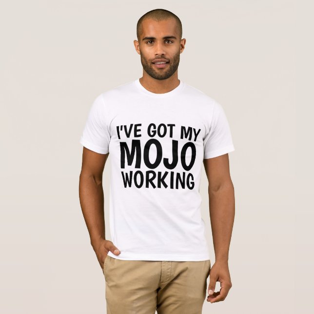 Funny Manar T-shirts, MOJO Tee (Hel framsida)