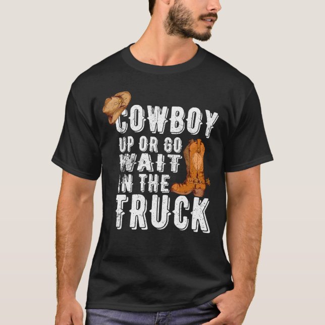 Funny Manar Western T Shirt (Framsida)