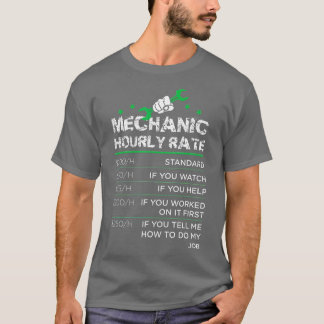 Funny Manar Women Labour Rates Mechanic Timrate G T Shirt