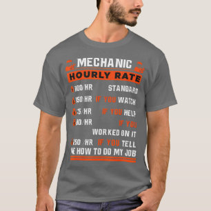 Funny Manar Women Labour Rates Mechanic Timrate G T Shirt