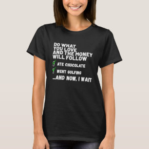 Funny Manar Womens Christian Prayed Went Golfing T Shirt