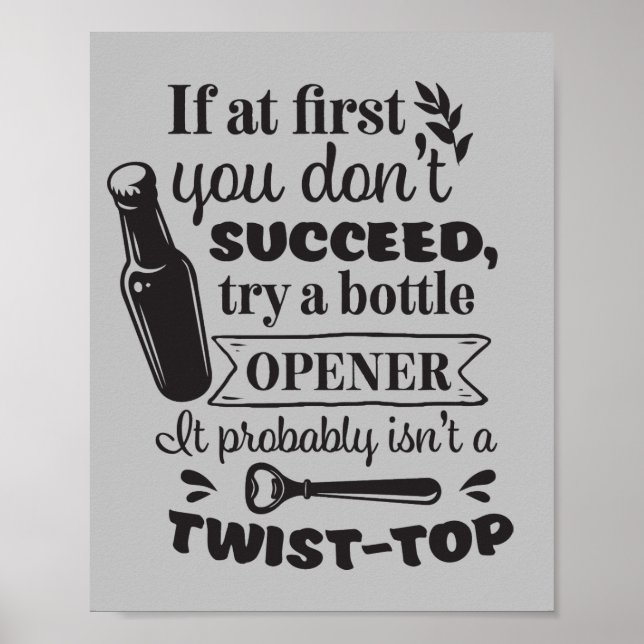 Funny Mancave ord art Poster (Framsidan)