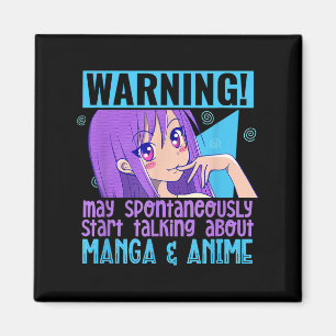 Funny Manga Anime Älskare Otaku Weeb Quote Anime G Magnet