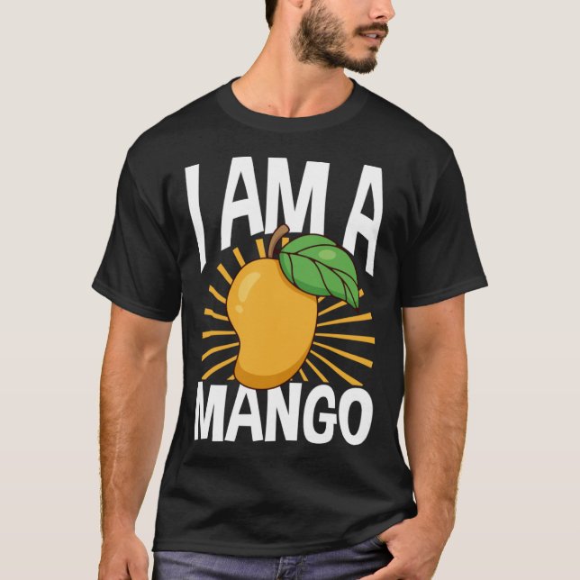 Funny Mango Fruit I am A Mango T Shirt (Framsida)