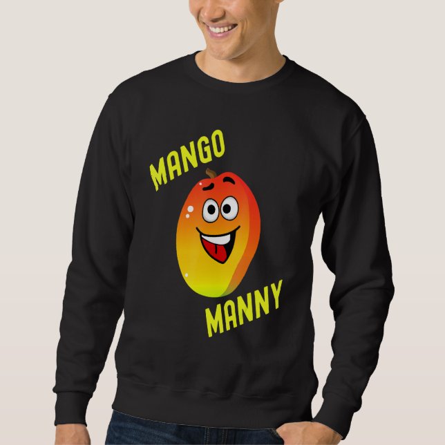 Funny Manny Mango Lång Ärmad Tröja (Framsida)