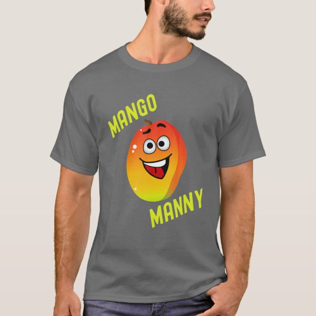 Funny Manny Mango T Shirt (Framsida)