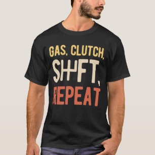 Funny manuell bilöverföring t shirt