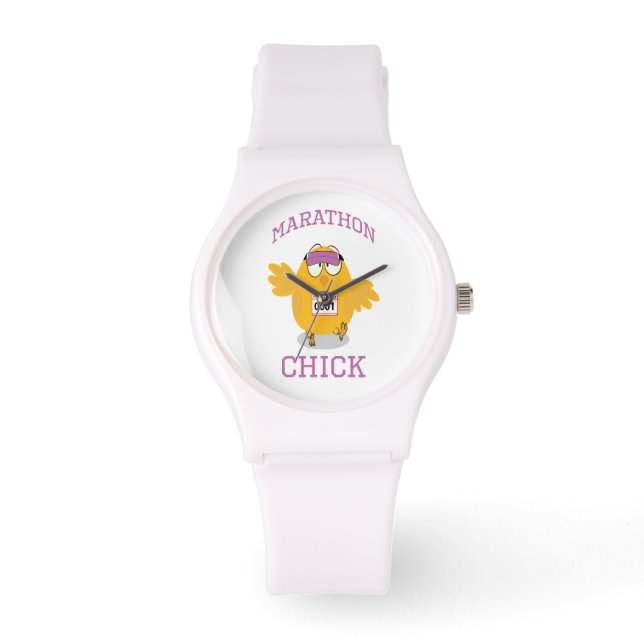 Funny Marathon Chick Armbandsur (Framsida)