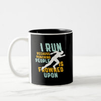 Funny Marathon kör Joging Workout Exercise