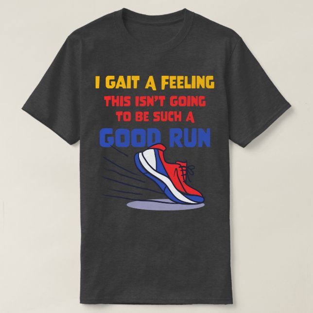 Funny Marathon Running och Cross country Springer  T Shirt (Design framsida)