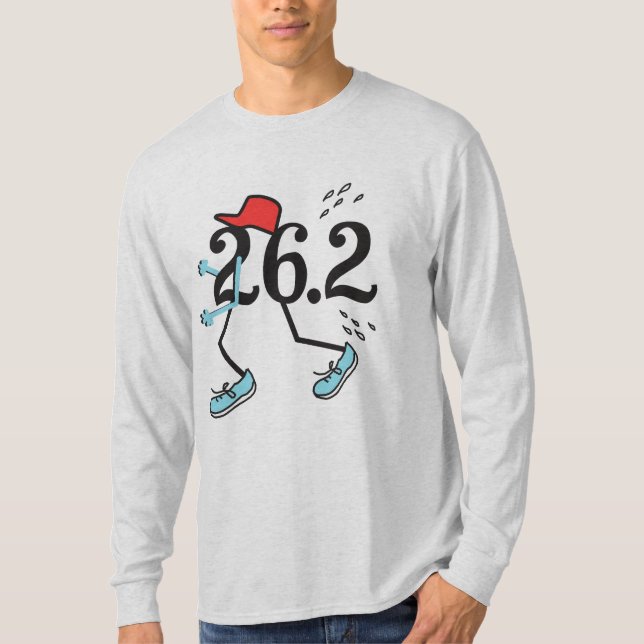 Funny Marathon Springer 26.2 - Gåvor till Springer Tröja (Framsida)