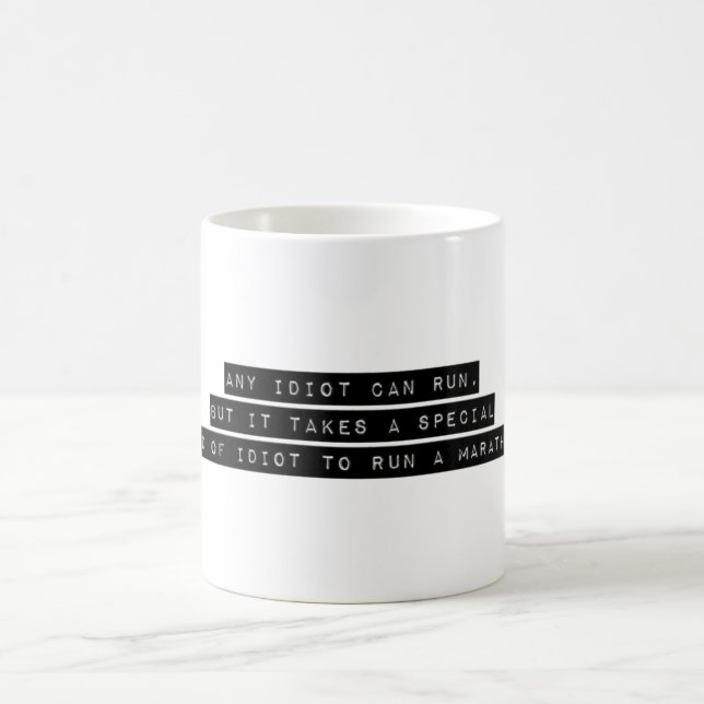 Funny Marathon Springer Quote Gift Kaffemugg (Center)