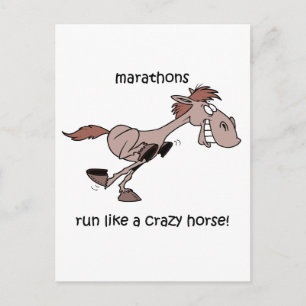Funny marathon vykort