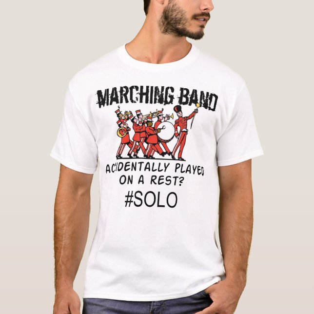 Funny Marching Band Shirt - Marching Band Gift T (Framsida)