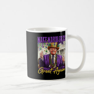 Funny Mardi Gras Donald Trump Mardi Gras American Kaffemugg