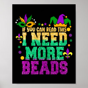 Funny Mardi Gras Party Mask Costume Manar Women Ki Poster