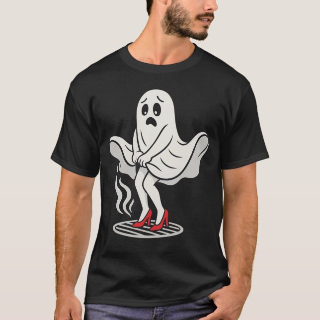 Funny Marilyn Monboo Ghost Halloween Parody Shirt T Shirt (Framsida)