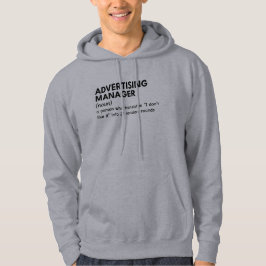 Funny Marknadsföring Role Hoodie