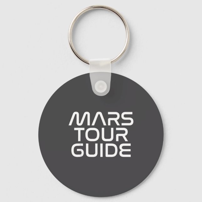 Funny Mars Birthday Gift Mens Womens Joke Quote Da Nyckelring (Framsida)