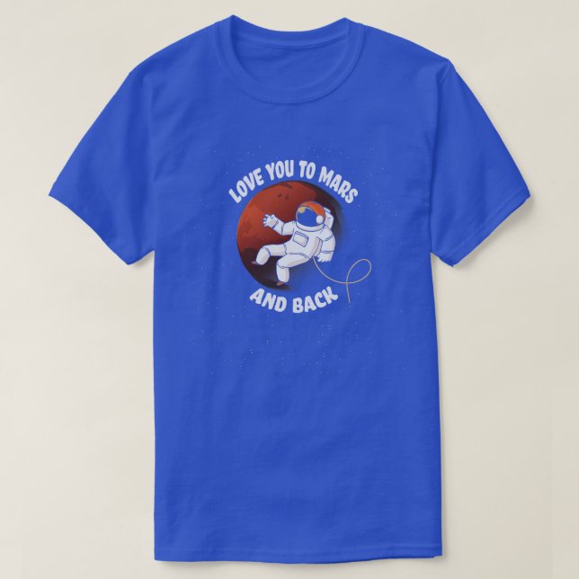 Funny Mars Occupy Colonize Planets Astronaut Explo T Shirt (Design framsida)