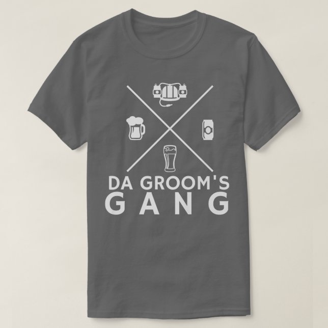 Funny Marskalkar Bachelor Party Groom T Shirt (Design framsida)