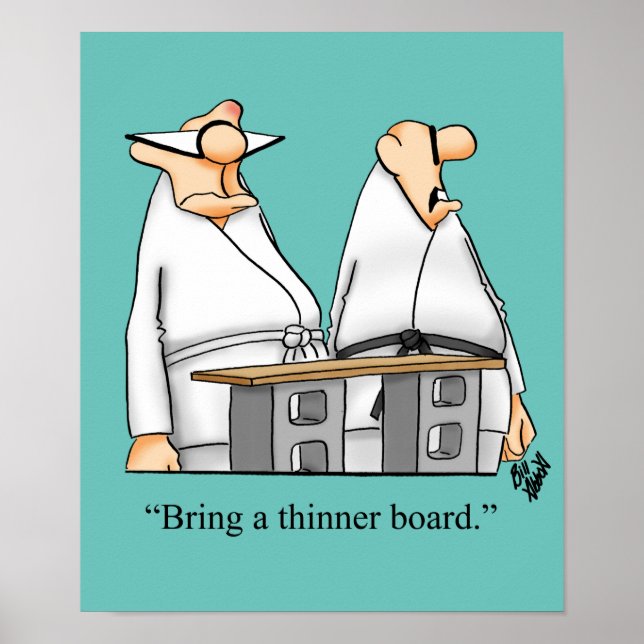 Funny Martial Arts Humor Poster (Framsidan)