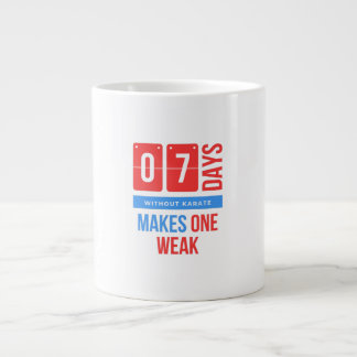 Funny martial arts karate jumbo mugg