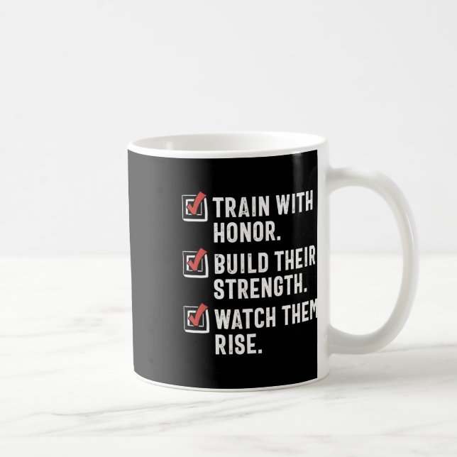 Funny martial Arts Teacher Karate Instructor Sense Kaffemugg (Höger)