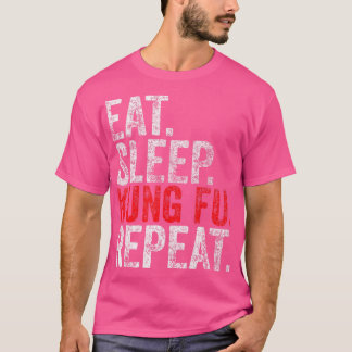Funny Martial Ninja Costume Gift Eat Ssov Kung fu T Shirt