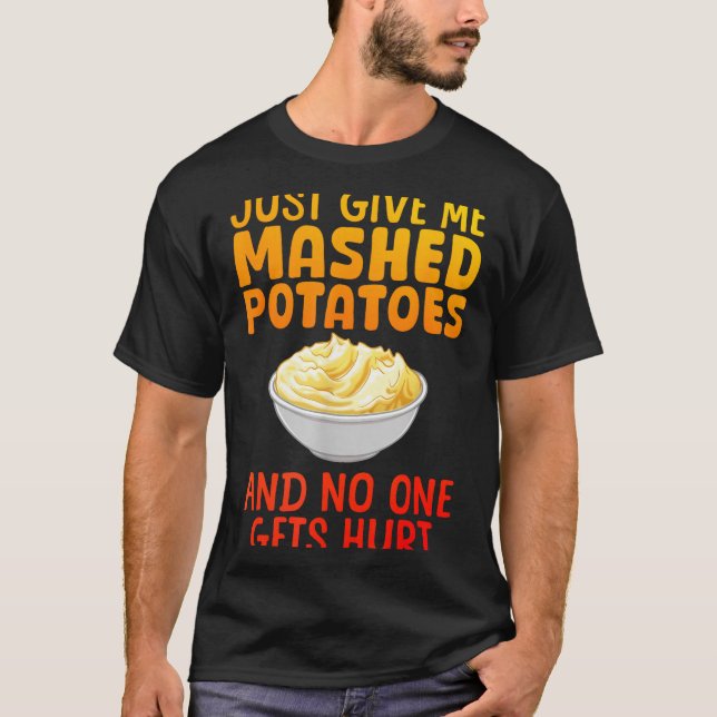Funny Mashed Tato Design For Men Women Mash Mashed T Shirt (Framsida)