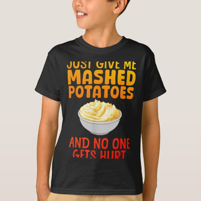 Funny Mashed Tato Design For Men Women Mash Mashed T Shirt (Framsida)