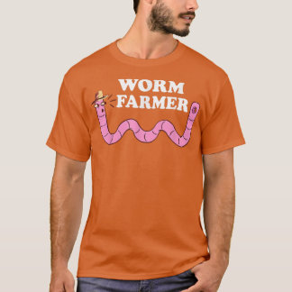 Funny Mask Farmer  Mask Farm Red Wiggler T Shirt