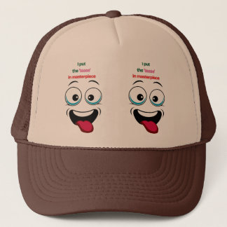 Funny Masterpiece Tongue Trucker Hat – Double Face Keps