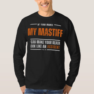 Funny Mastiff Älskare Tee - djärv och Superskoj De