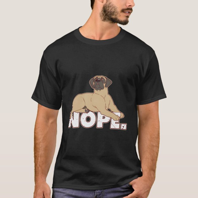 Funny Mastiff Gift English Mastiff T Shirt (Framsida)