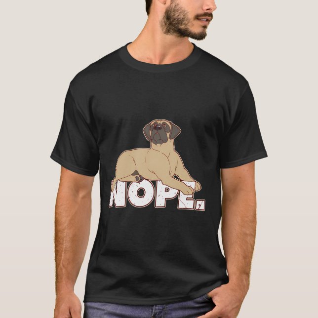 Funny Mastiff Gift English Mastiff T Shirt (Framsida)