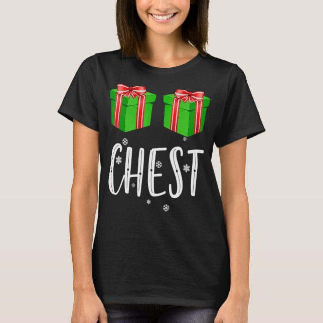 Funny Matching Chestnut jul Julafton Helgdag, C T Shirt (Framsida)