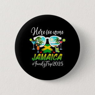 Funny Matching Family Resa Jamaica 2025 Black V-ne Knapp