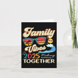 Funny Matching Family Vibes Reunion 2025 Skapar mi Kort