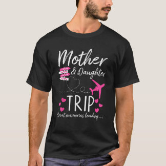 Funny Matching Mother Daughter Cruise Trip Outfits T Shirt