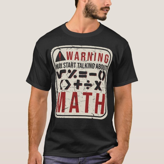 Funny matematiker Humor Math Teacher T Shirt (Framsida)
