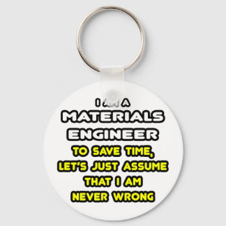 Funny Materials Engineer T-Shirts and Gifts Nyckelring