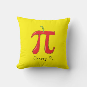 Funny Math Cherry Pi Symbol Kudde