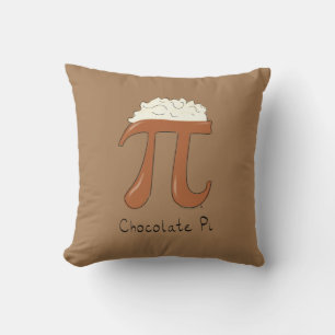 Funny Math Chocolate Pi Symbol Kudde