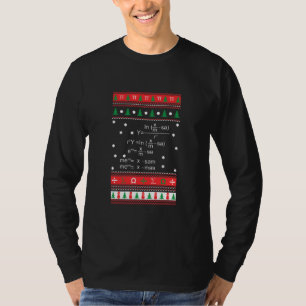 Funny Math Equation Ugly jul Sweater Merry T Shirt