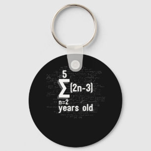 Funny Math Geek 16:e födelsedagen 16 år gammal Nyckelring