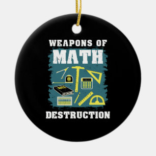 Funny Math Gifts Julgransprydnad Keramik