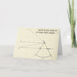 Funny Math Hälsning Card, humoristisk födelsedag Kort